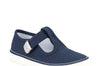Start Rite Treasure Boys Girls Navy Canvas Shoe