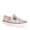 Start Rite Summer Girls Cream Floral Canvas Shoe