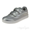 Geox DJRock Girls Silver Trainer