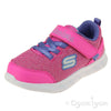 Skechers Comfy Flex Moving On Girls Hot Pink-Purple Trainer