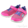 Skechers Comfy Flex Moving On Girls Hot Pink-Purple Trainer