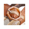 Rieker 6647424 Womens Tan Wedge Buckle Sandal
