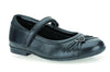 Clarks Dolly Heart Girls Black School Shoe