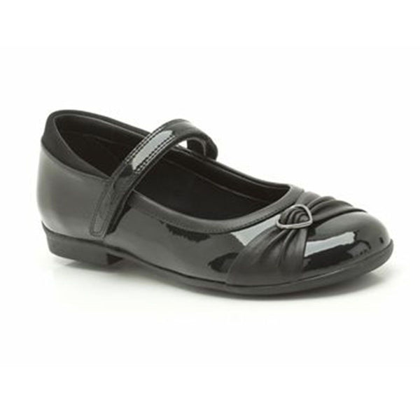 Clarks dolly best sale heart shoes black