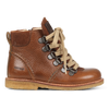 Angulus Lace Up Boot Girls Boys Cognac Brown Boot