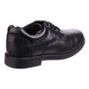 Hush Puppies Tim Boys Black School Shoe