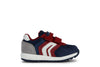 Geox Alben Boys Red-Navy Trainer