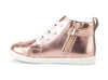 Bobux Alley Oop Girls Rose Gold Lace Boot
