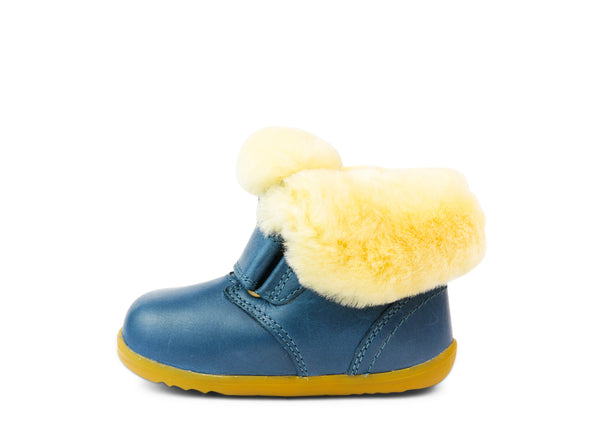 Bobux Jack and Jill Infants Navy Shoe Ogam Igam Ogamigam