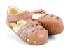 Bobux Cross Jump Infant Girls Rose Pink Closed Toe Sandal