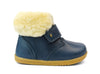 Bobux Desert Arctic Junior Girls Warm Lined Navy Boot