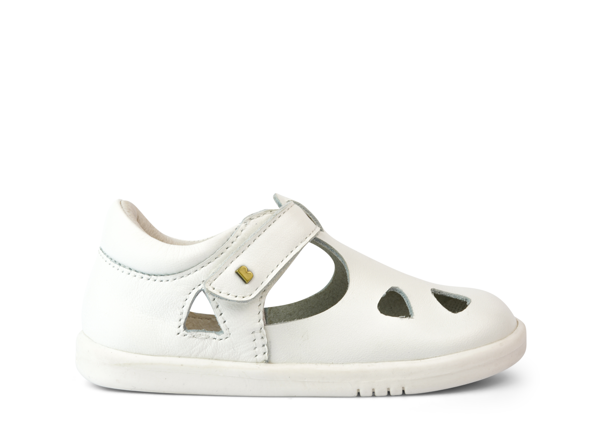 Bobux Zap Boys Girls White Summer Shoe
