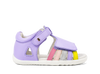 Bobux Mirror Infant Girls Lilac Rainbow Sandal