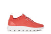 Geox Spherica Womens Red Knitted Trainer