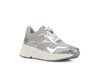 Geox Backsie Womens Light Grey-Silver Trainer