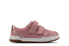 Clarks Fawn Solo Infants Girls Pink Shoe