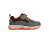Geox Calco Boys Dark Grey- Orange Trainer