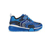 Geox Bayonc Boys Royal-Blue Lights Trainer