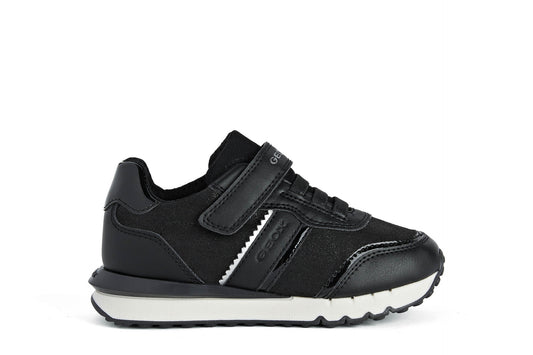 Geox Fastics Girls Black Trainer