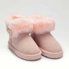 Lelli Kelly Sveva Girls Pink Suede Furry Boot