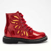 Lelli Kelly Ali Di Fata Stivale Girls Red Glitter Boot