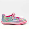 Lelli Kelly Treasure Girls Multi Glitter Canvas Shoe