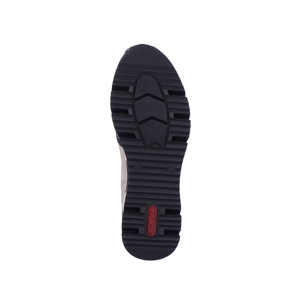 Rieker N635260 Womens Cream Trainer Boot