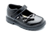 Chipmunks Olivia Girls Black School Shoe