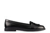 Clarks Scala Bright Girls Black Loafer School Shoe
