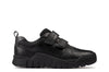 Clarks Scooter Speed Boys Black School Shoe