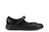 Clarks Sea Shimmer K Girls Black School Shoe