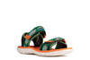 Clarks Surfing Tide K Boys Green Combi Sandal