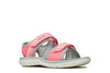 Clarks Surfing Tide K Girls Pink Combi Sandal