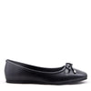 Ballerina Bow Womens Black Shoe