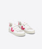 Veja V-10 Velcro Girls White Mia Pink Trainer